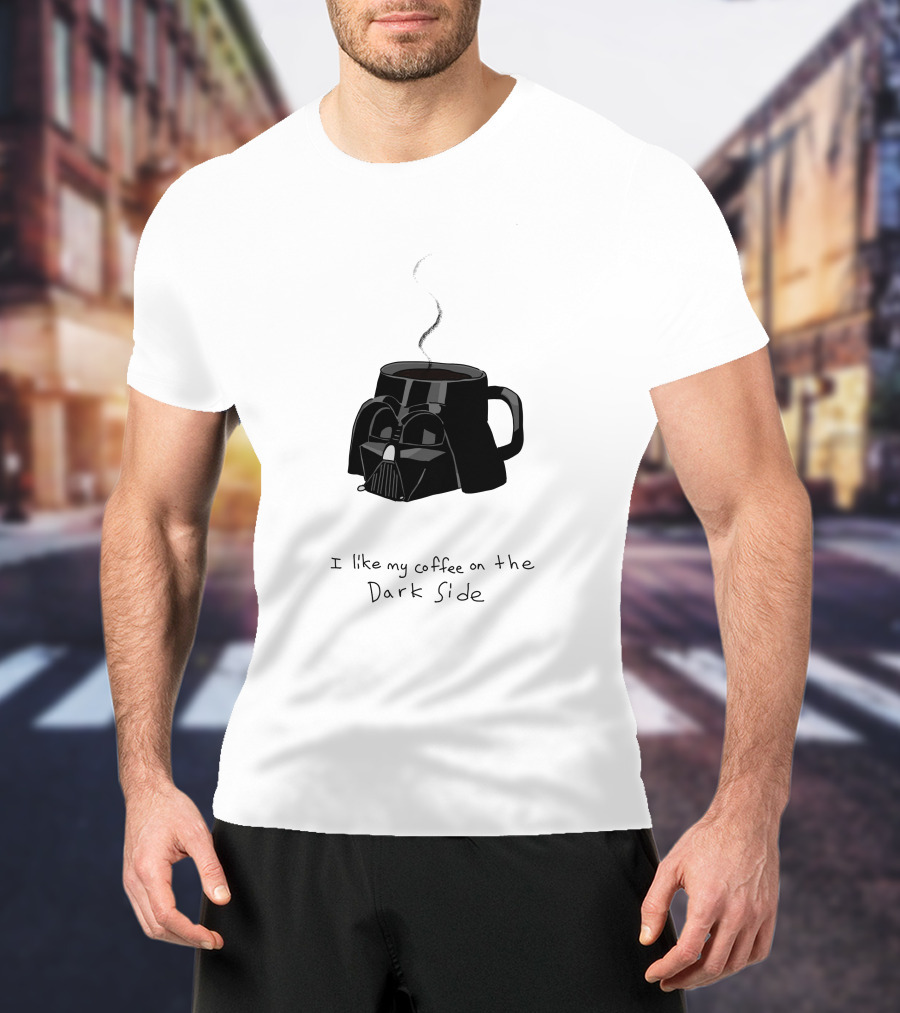 I Like My Coffee On The Dark Side Darth Vader Mug T-Shirt