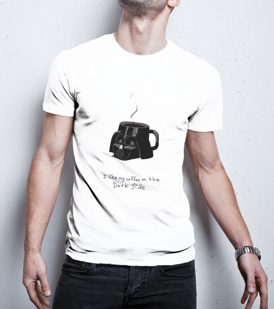I Like My Coffee On The Dark Side Darth Vader Mug T-Shirt