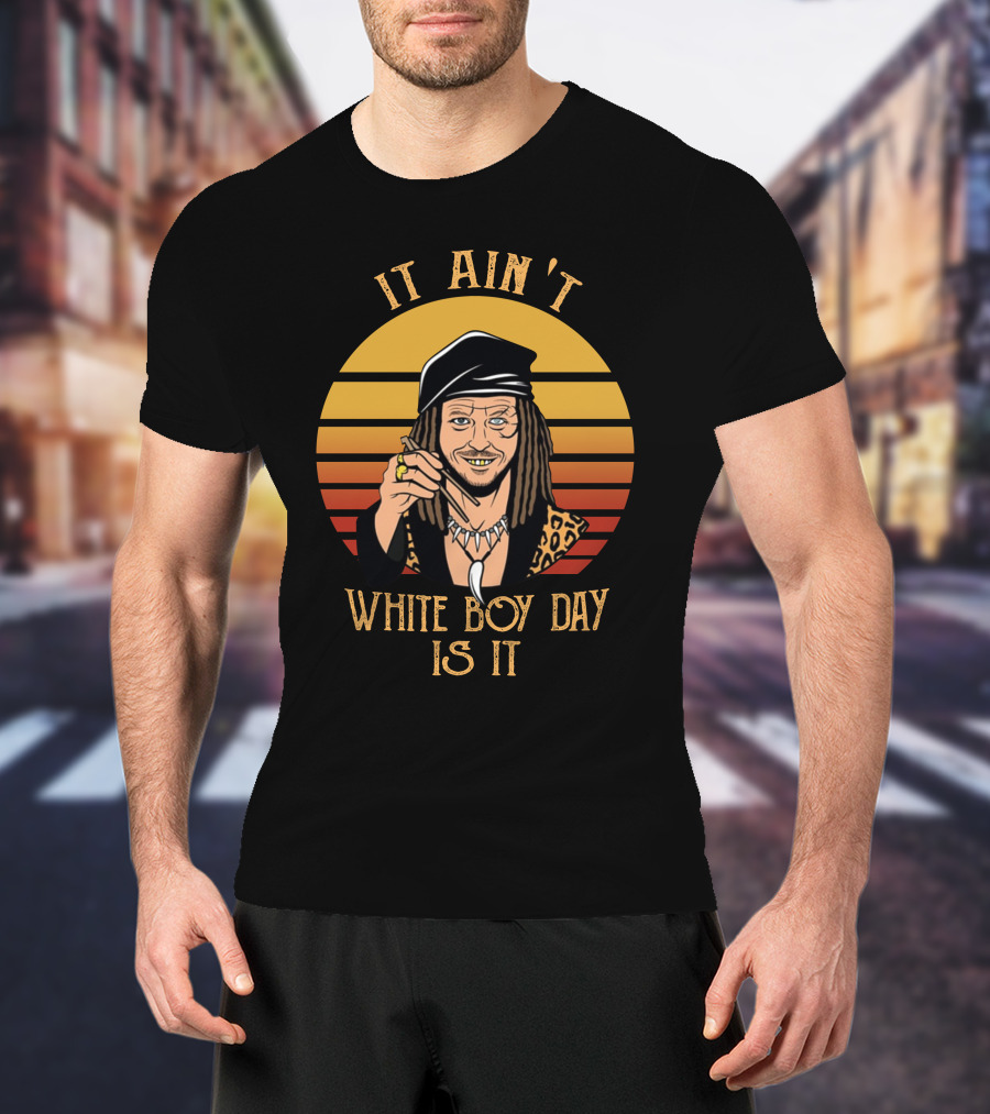Drexl Spivey It Ain't White Boy Day Is It Vintage Circle T-Shirt