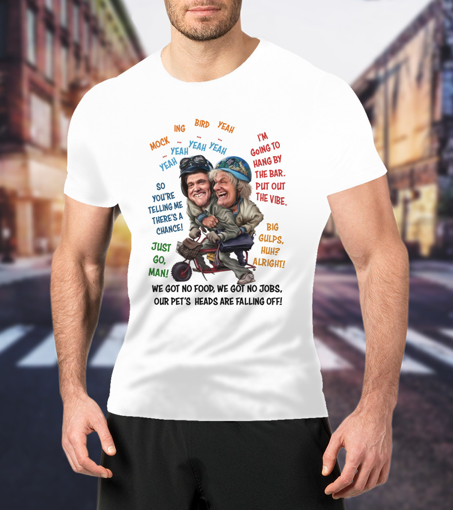 Dumb And Dumber Mockingbird So You're Telling Me There's A Chance Just Go Man Big Gulps Huh Alright T-Shirt