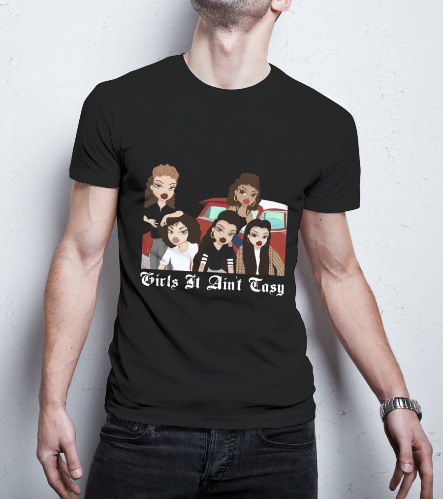 Mi Vida Loca Girls It Ain't Easy Five Women By Car T-Shirt
