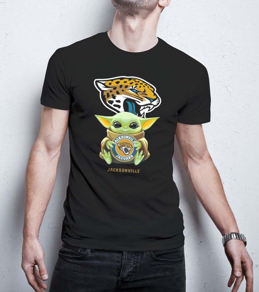 Star Wars Baby Yoda Jacksonville Jaguars T-Shirt