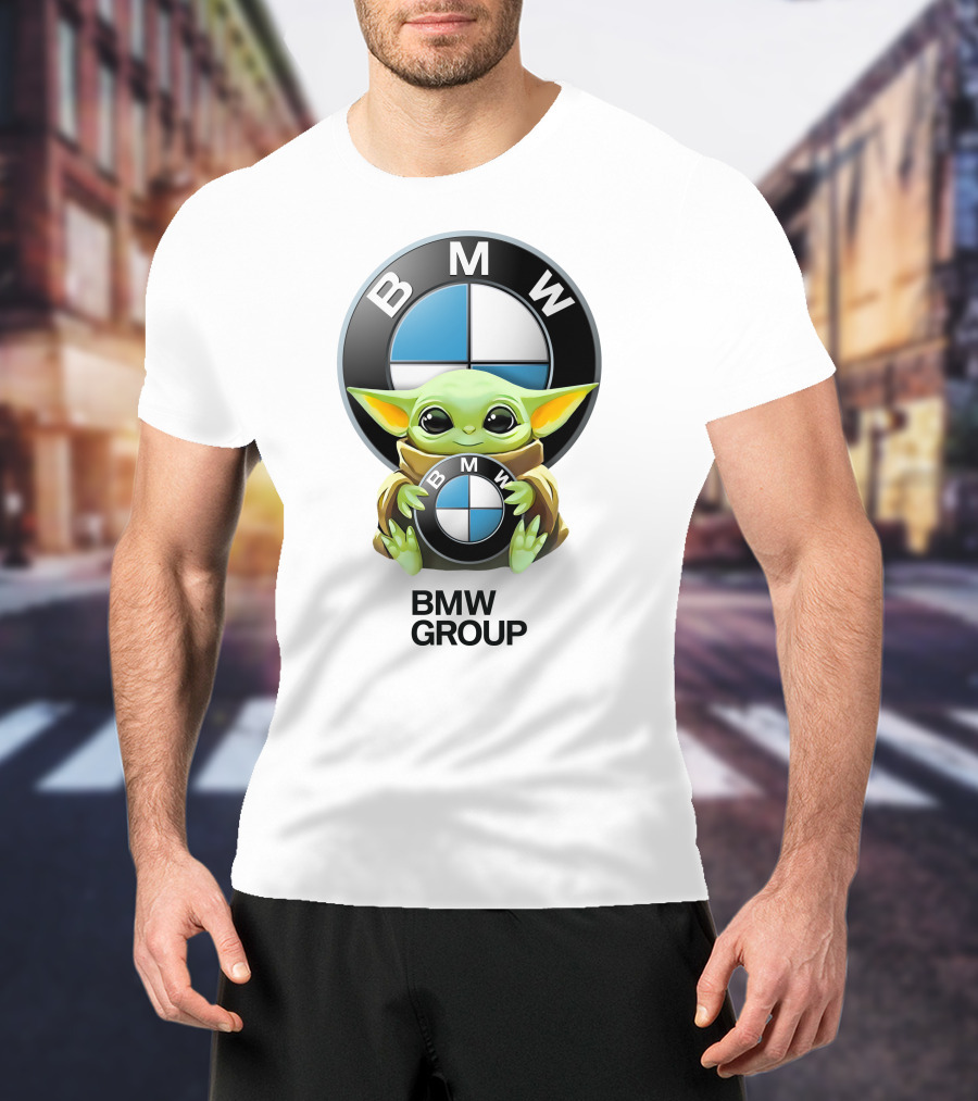 Baby Yoda Hug BMW Group T-Shirt
