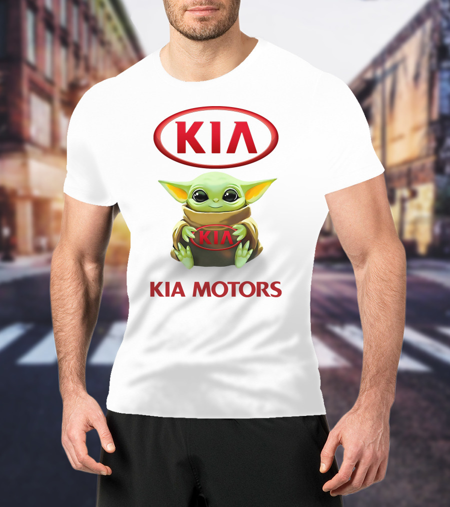 Kia Motors Baby Yoda Hug Kia T-Shirt