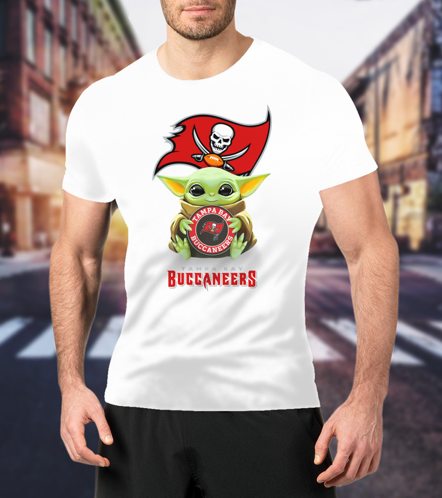 Star Wars Baby Yoda Tampa Bay Buccaneers T-Shirt