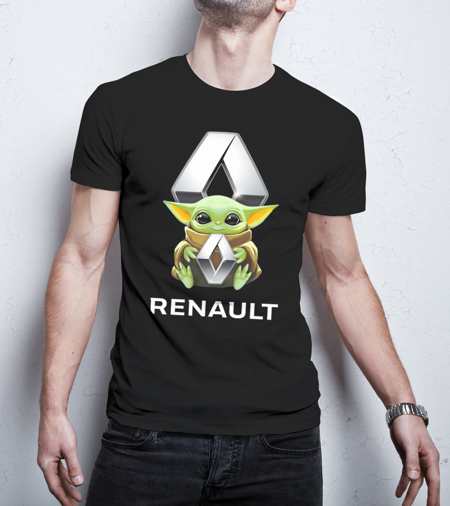 Grogu Holding Renault T-Shirt