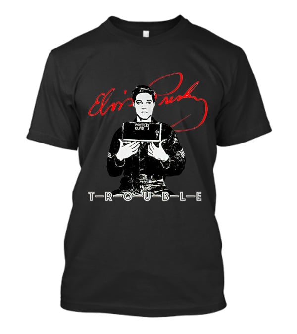 Elvis Presley Mugshot Trouble T-Shirt