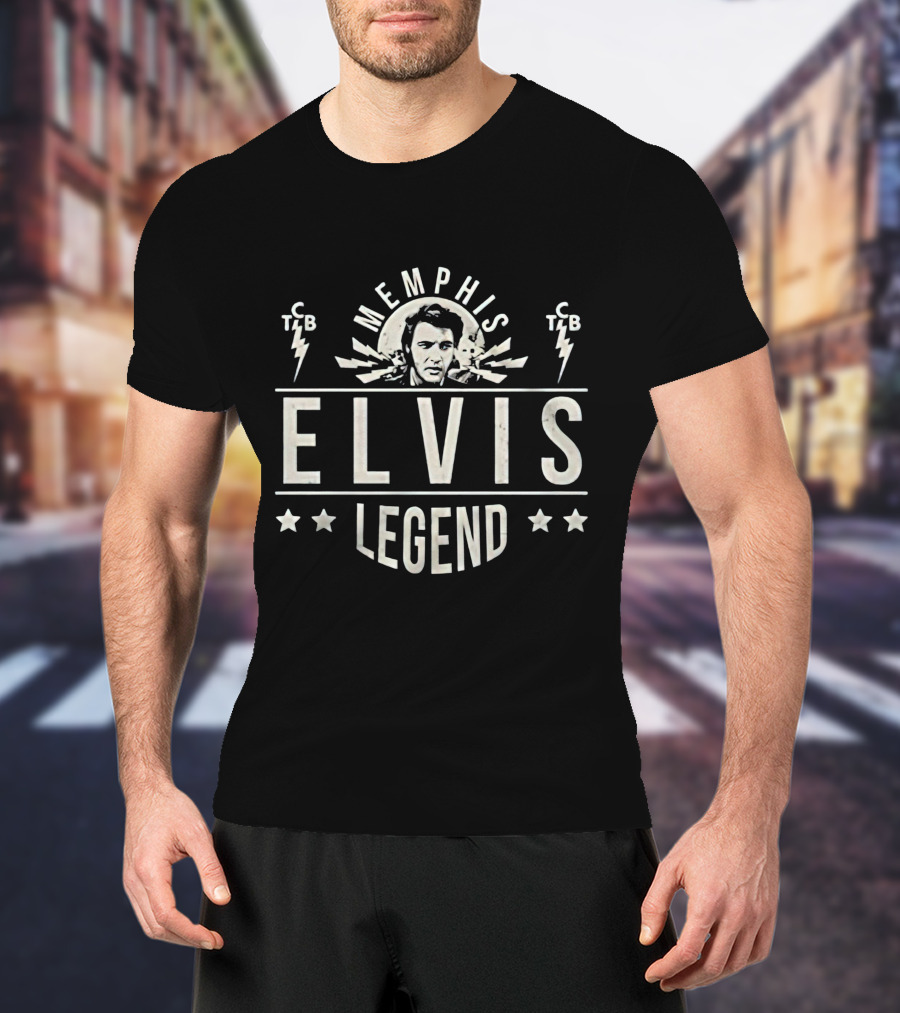 Memphis Elvis Legend TCB T-Shirt