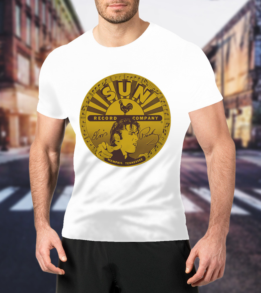 SUN Record Company Elvis Presley Memphis Tennessee T-Shirt