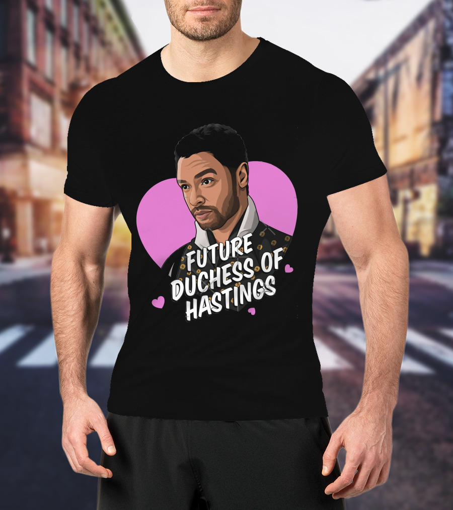 Future Duchess Of Hastings Regency Romance Gentleman Heart Background T-Shirt