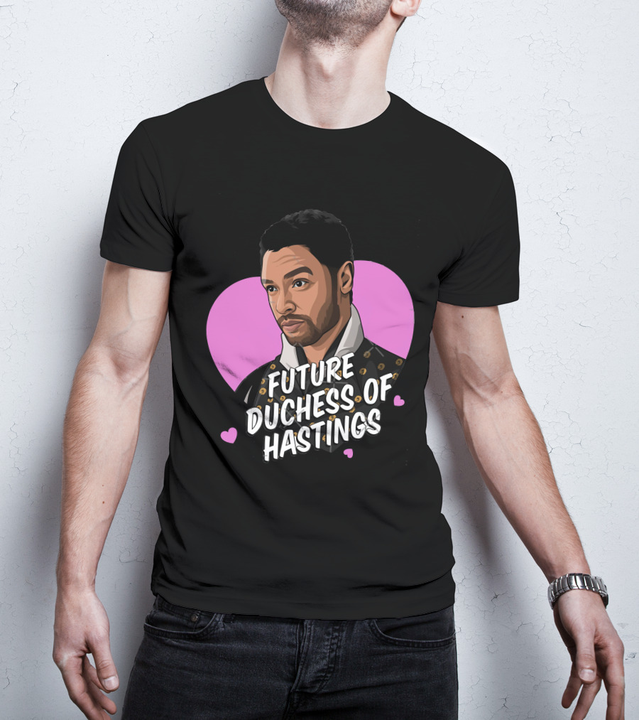 Future Duchess Of Hastings Regency Romance Gentleman Heart Background T-Shirt