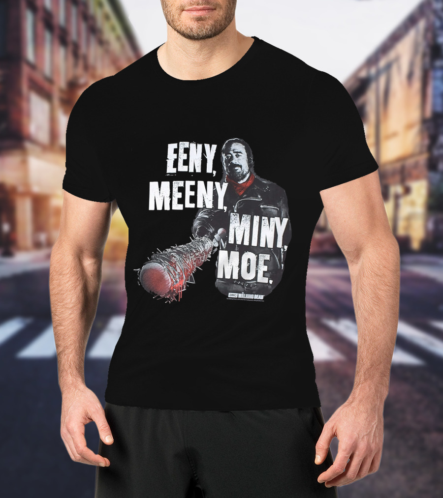 Eeny Meeny Miny Moe The Walking Dead Negan Lucille T-Shirt