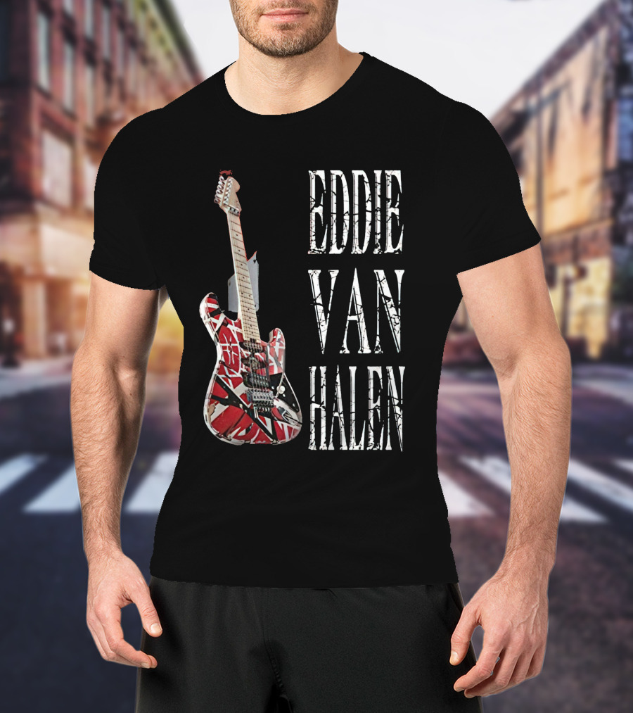 Eddie Van Halen Guitar T-Shirt