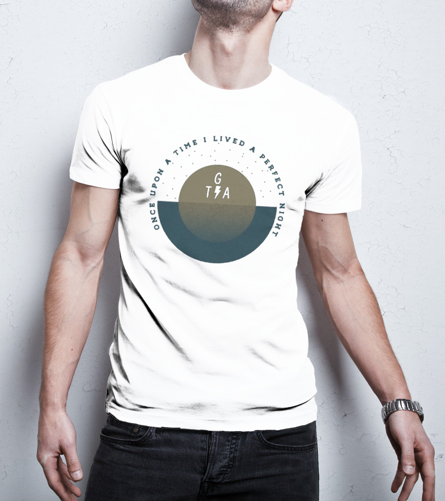 Once Upon A Time I Lived A Perfect Night GTA Gaslight Anthem Merch New T-Shirt