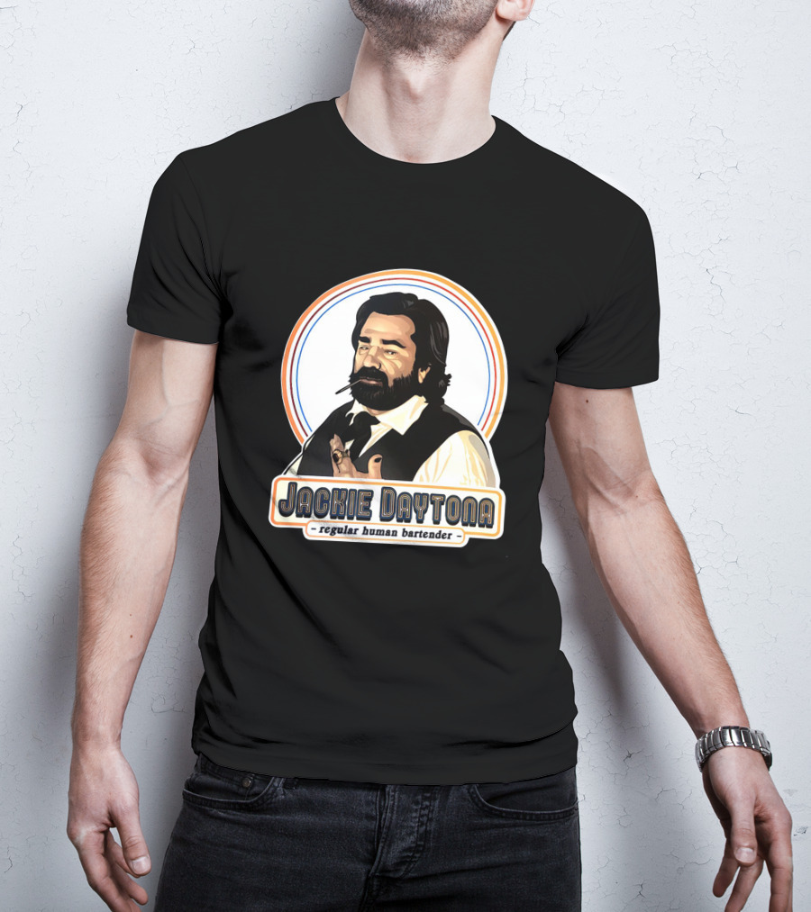 Jackie Daytona Regular Human Bartender Vintage T-Shirt