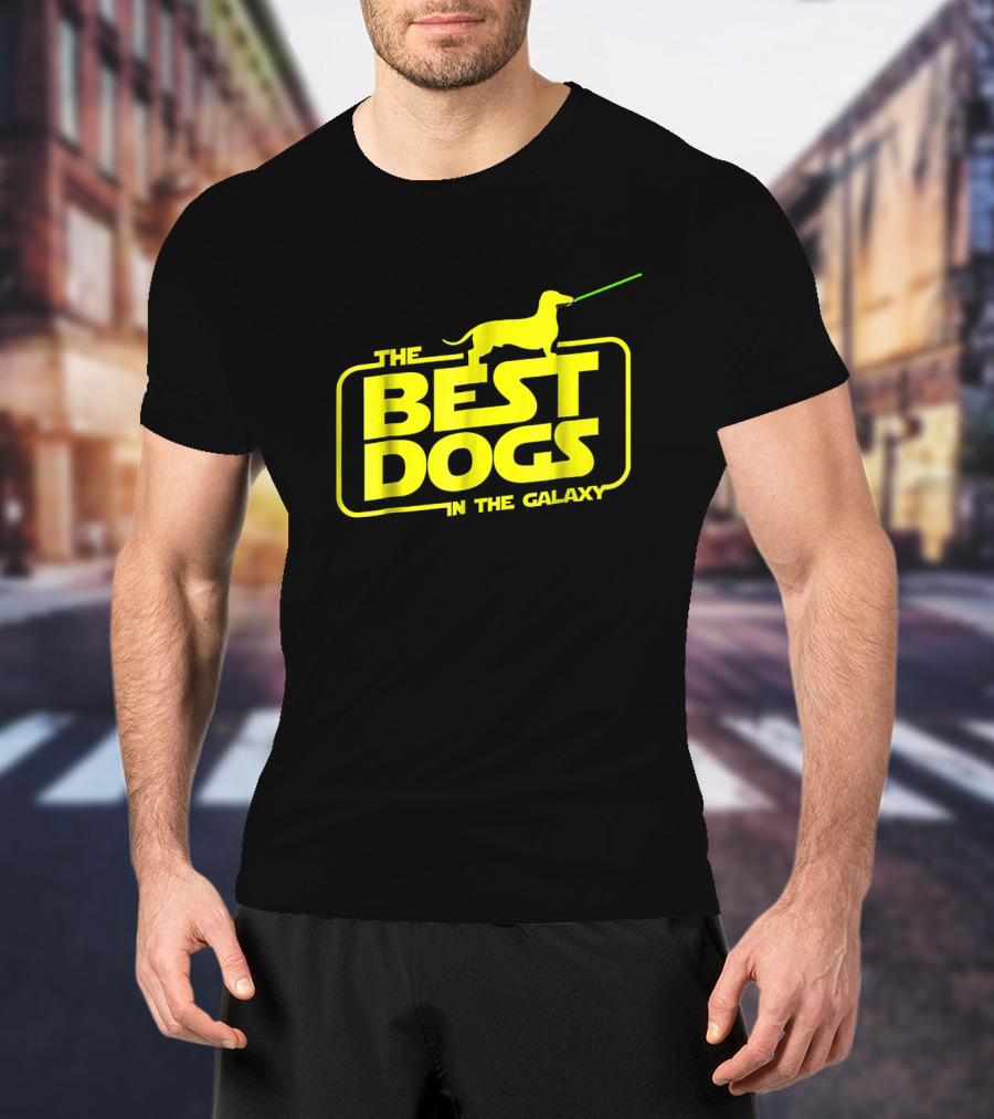 Best Dogs In The Galaxy Dachshund Star Wars T-Shirt