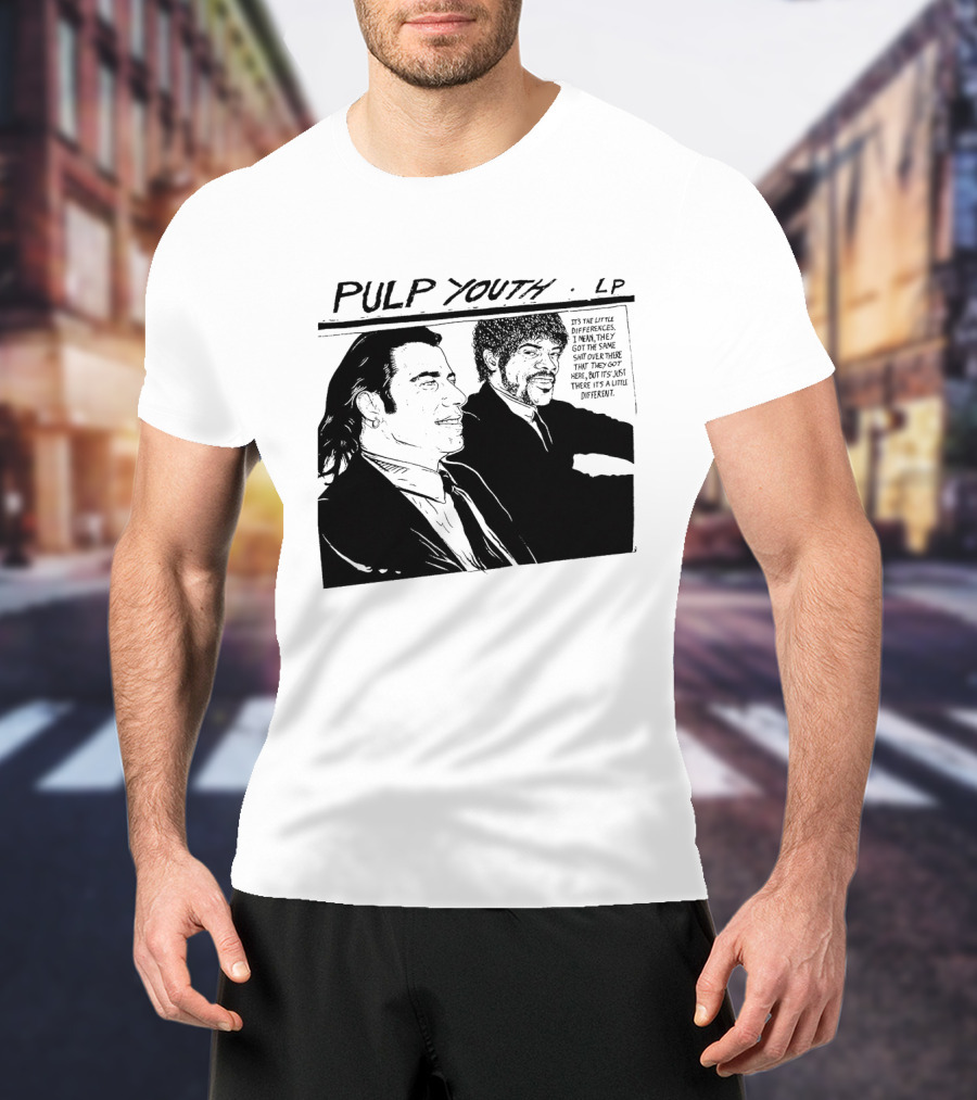 Pulp Youth LP Vintage Characters Comic T-Shirt