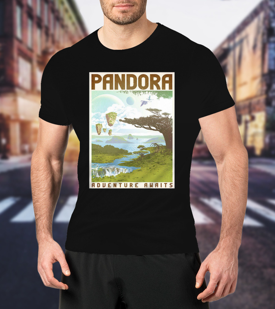 Pandora Adventure Awaits Floating Islands Scenic Landscape T-Shirt