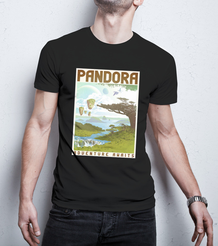 Pandora Adventure Awaits Floating Islands Scenic Landscape T-Shirt