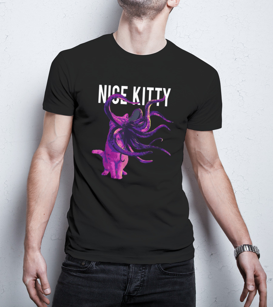 Captain Marvel Goose Nice Kitty Tentacle Creature T-Shirt