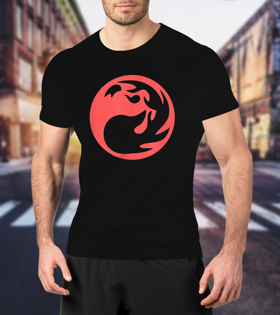 Red Mana Symbol Magic TCG Gathering Mana Symbols T-Shirt