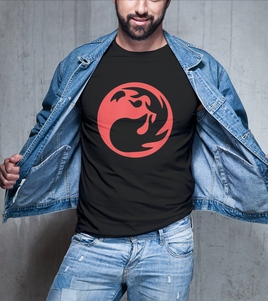 Red Mana Symbol Magic TCG Gathering Mana Symbols T-Shirt