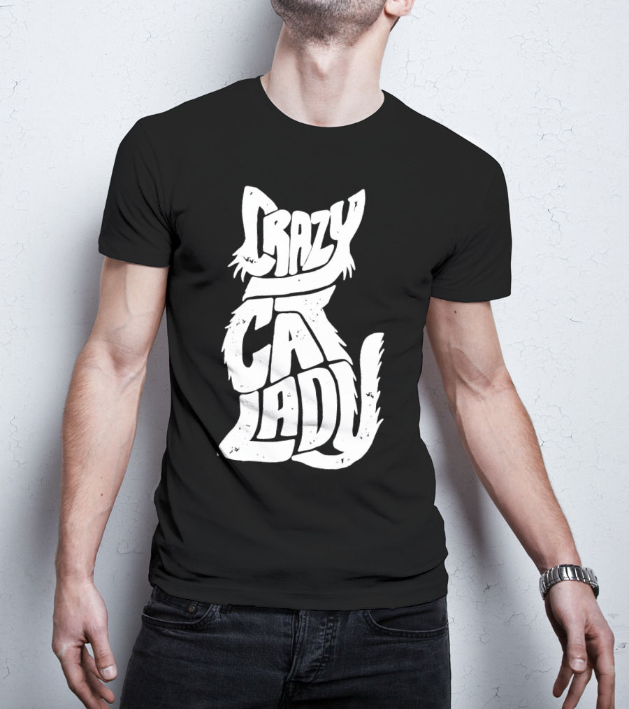 Crazy Cat Lady Kitty Kitten Funny Cats Meme T-Shirt