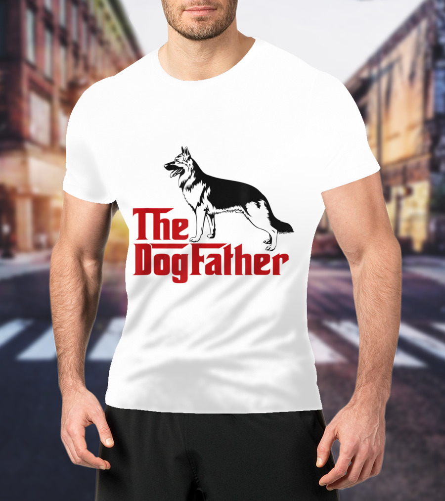 The Dogfather German Shepherd I Love My Pet Funny T-Shirt
