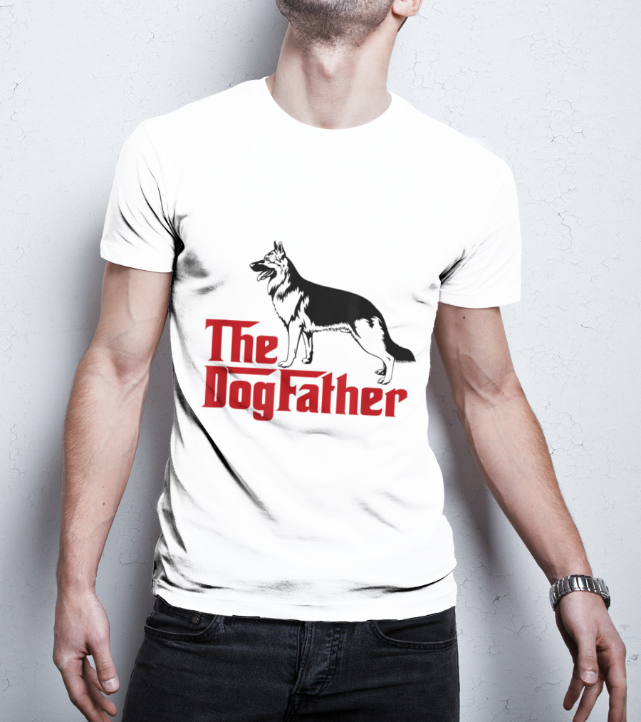 The Dogfather German Shepherd I Love My Pet Funny T-Shirt