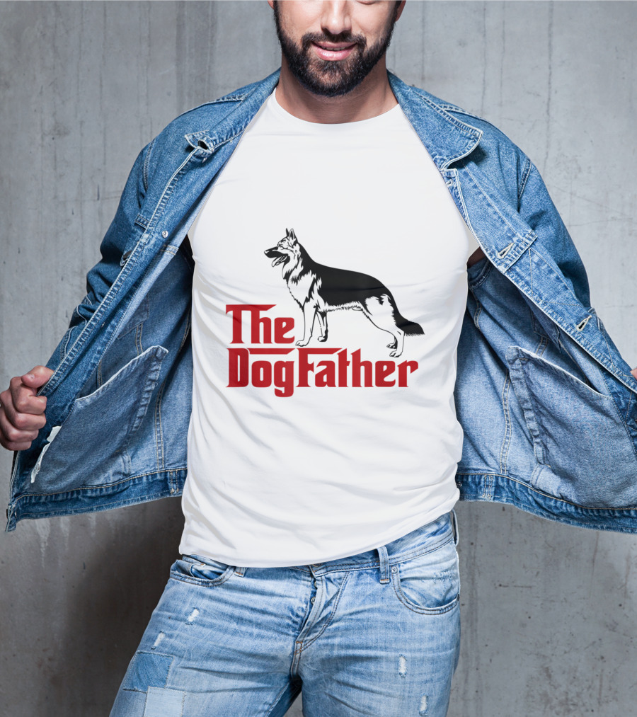 The Dogfather German Shepherd I Love My Pet Funny T-Shirt