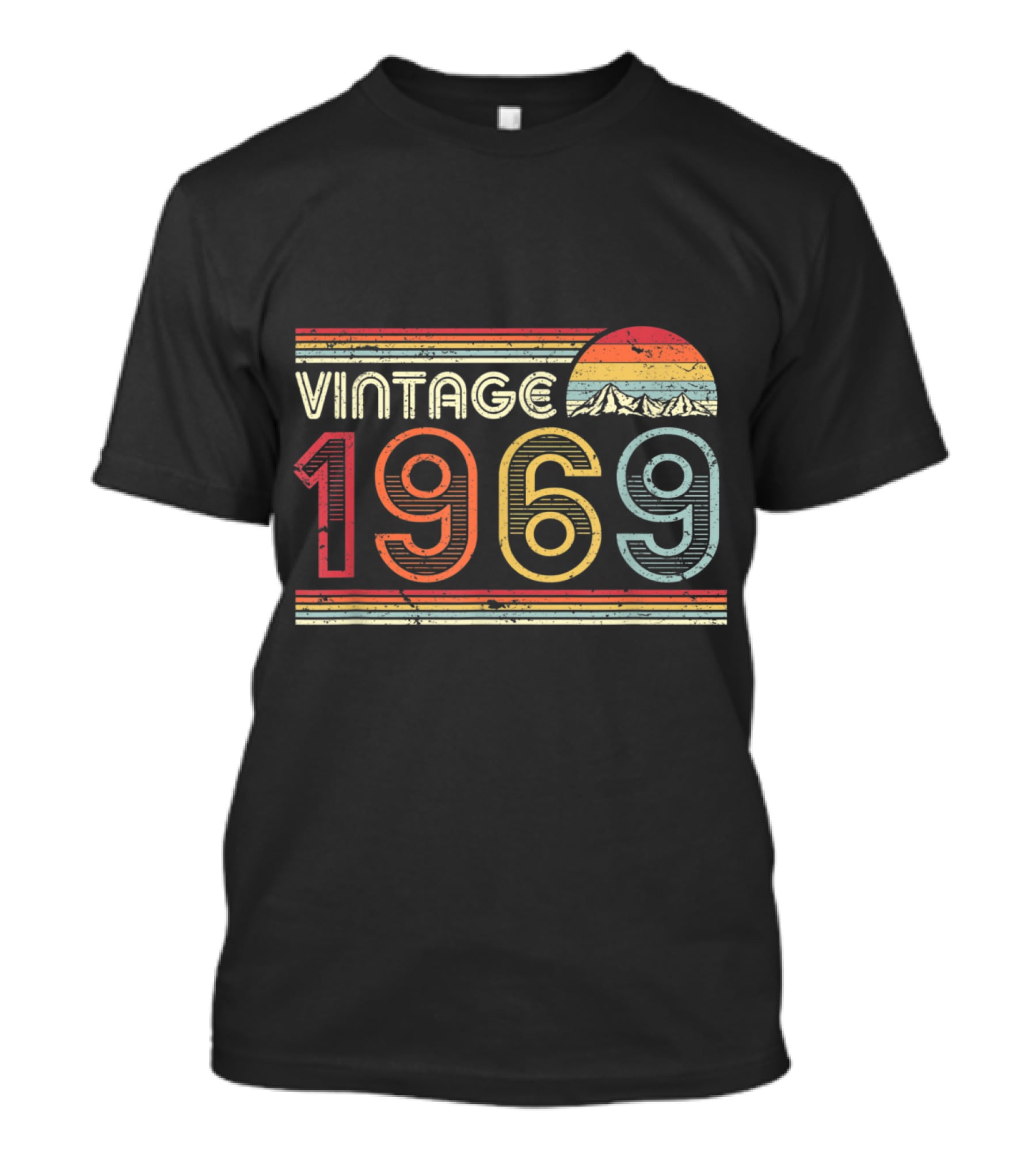 Vintage 1969 Retro Sunset T-Shirt