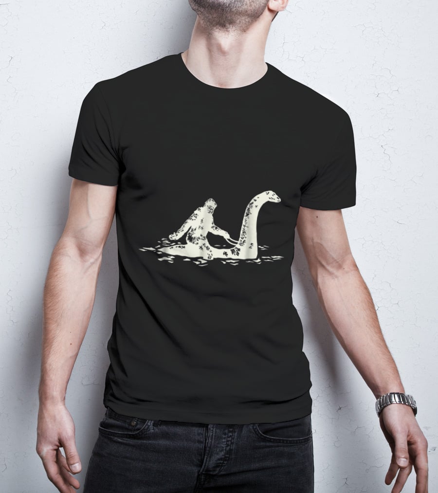 Bigfoot Sasquatch And Loch Ness Monster Adventure T-Shirt