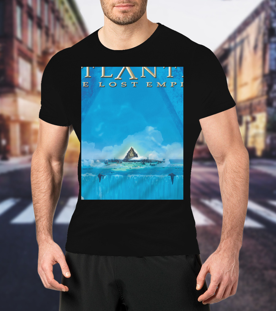 Atlantis The Lost Empire Disney Movie Scene Fade T-Shirt