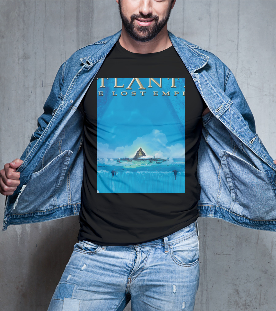 Atlantis The Lost Empire Disney Movie Scene Fade T-Shirt
