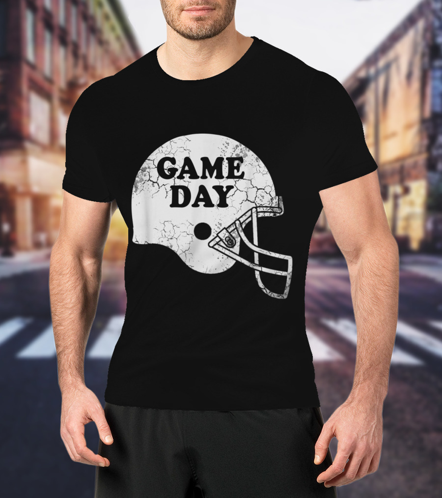 Game Day Football Helmet T-Shirt