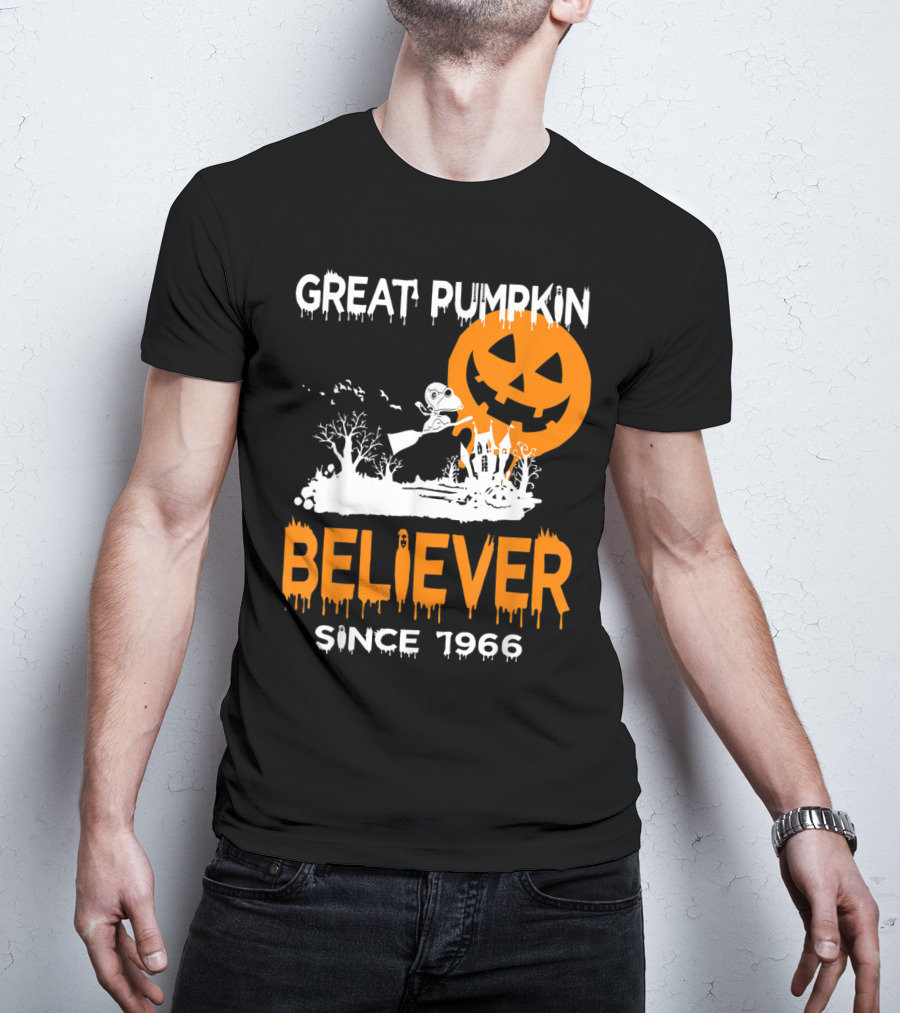 Great Pumpkin Believer Since 1966 Halloween Fun T-Shirt