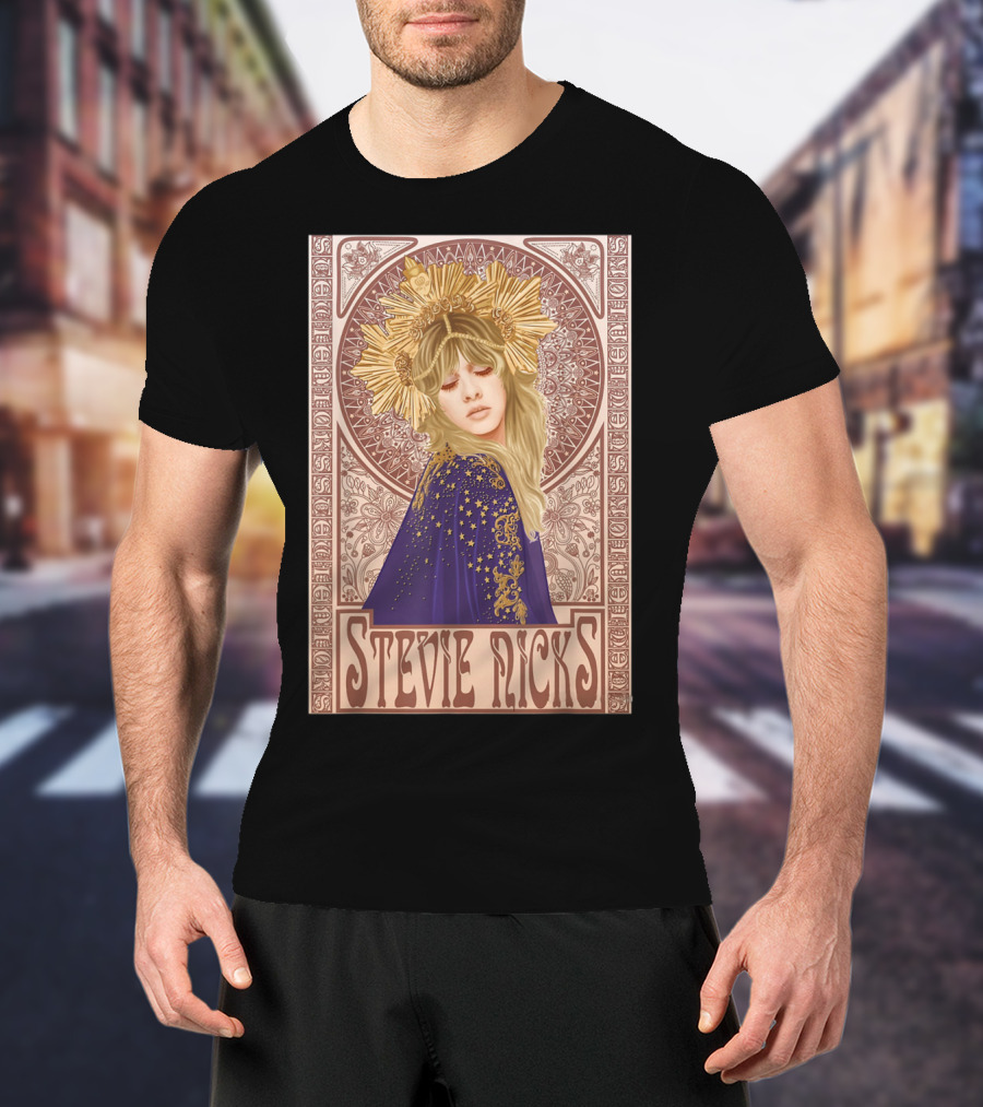Stevie Nicks Vintage Art Nouveau Style Lady Legend T-Shirt