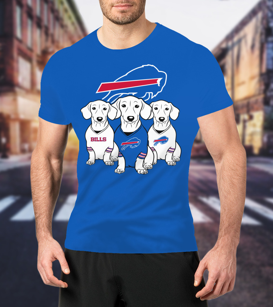 Bills Buffalo Dachshund  T-Shirt