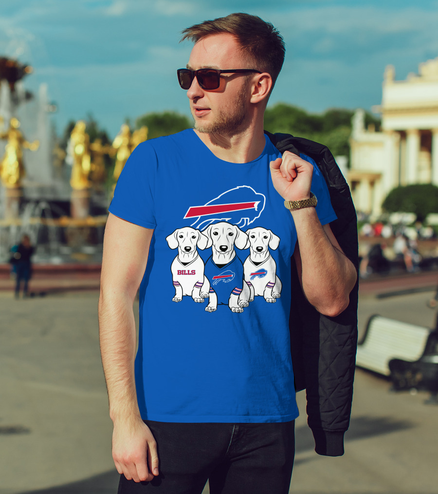 Bills Buffalo Dachshund  T-Shirt