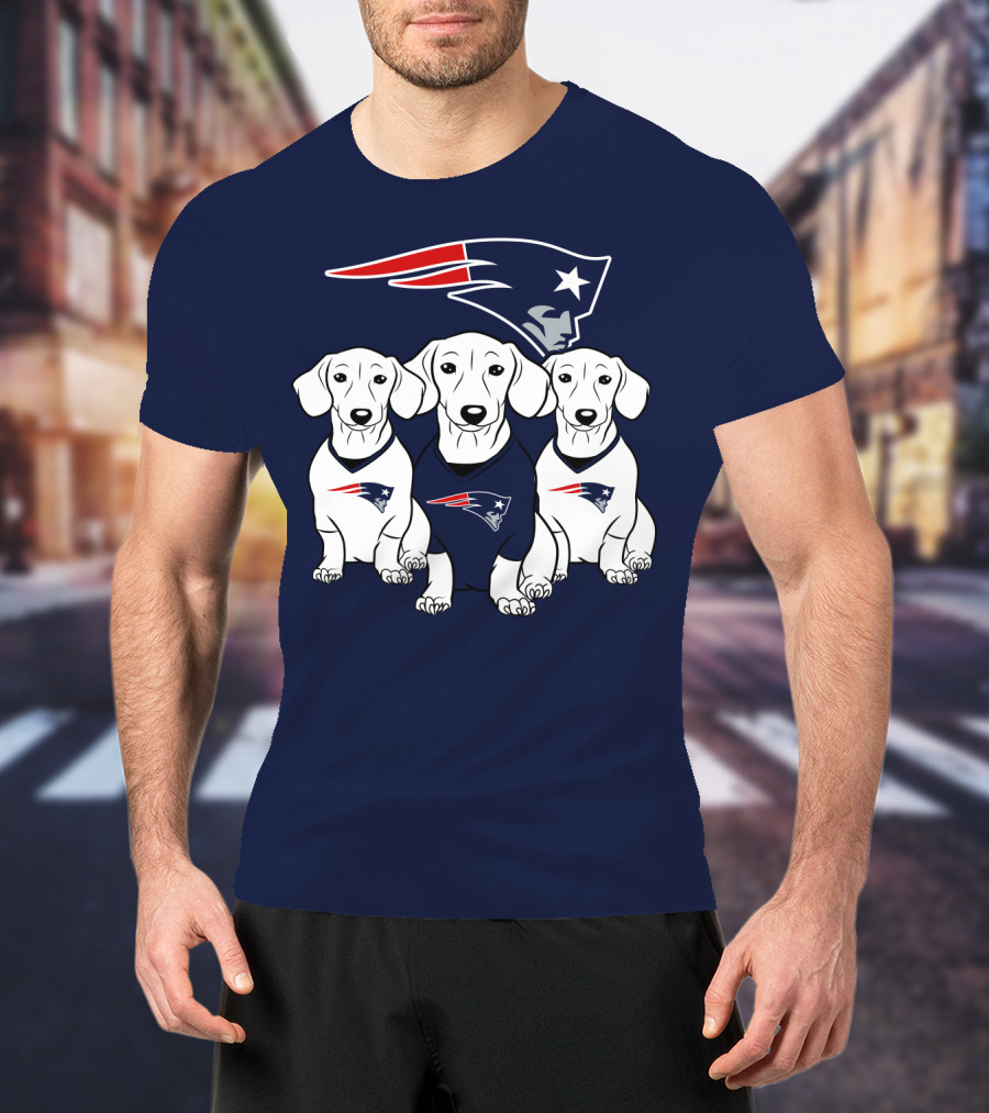 Patriots Dachshund Trio T-Shirt