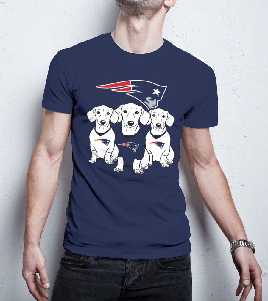 Patriots Dachshund Trio T-Shirt