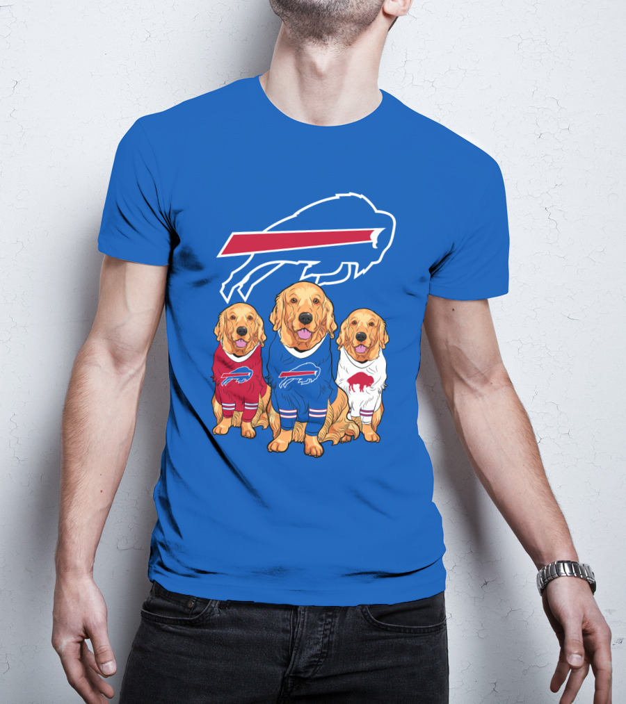 Buffalo Bills Golden Retrievers T-Shirt
