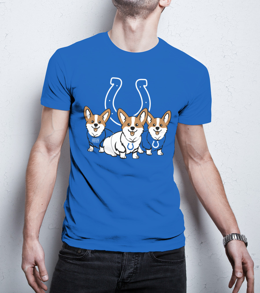 Indianapolis Colts Corgi T-Shirt