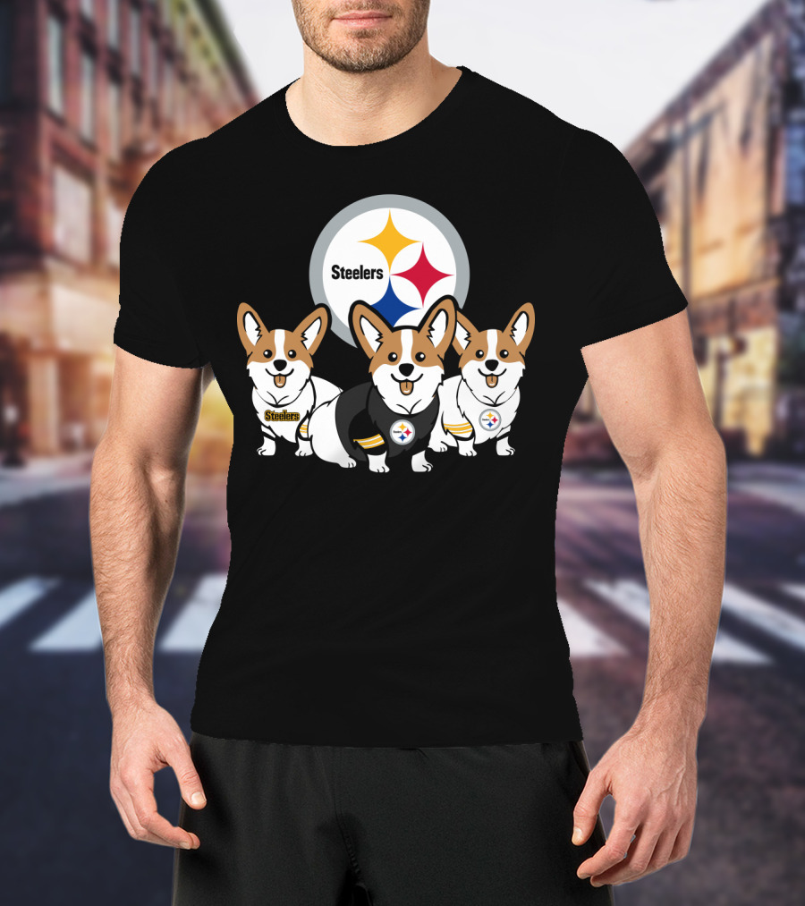Steelers CorgiTrio T-Shirt