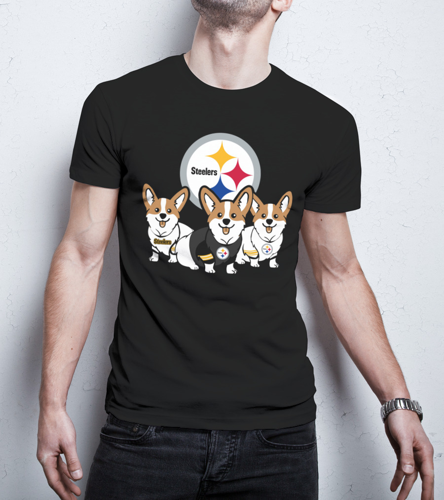 Steelers CorgiTrio T-Shirt