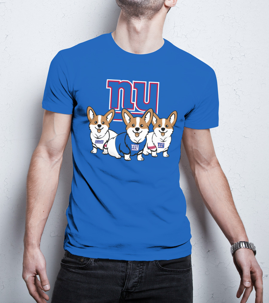New York Giants Corgi T-Shirt