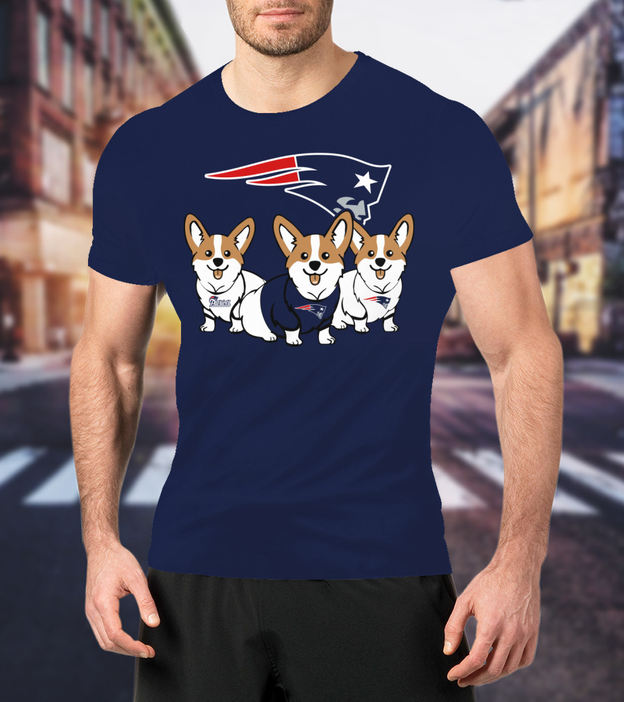 Patriots Corgi T-Shirt