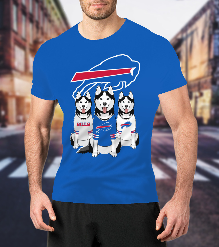 Bills Buffalo Husky Trio T-Shirt