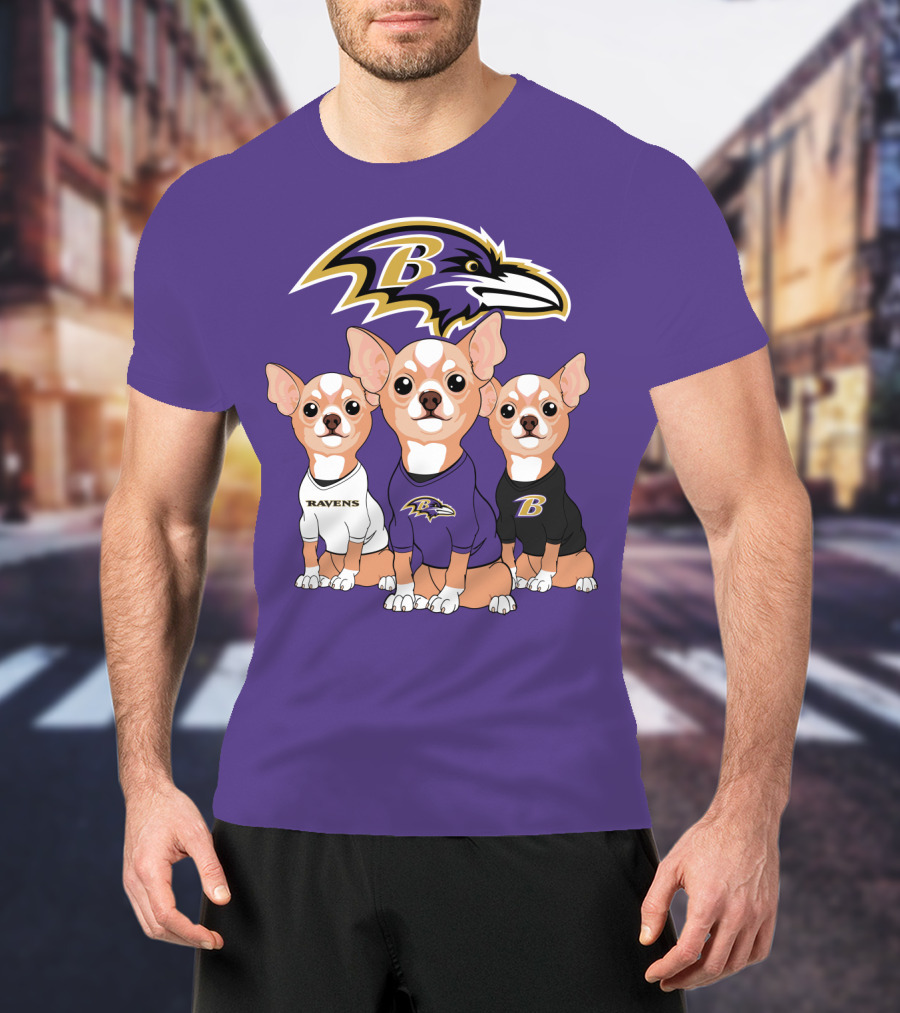 Ravens Chihuahua T-Shirt