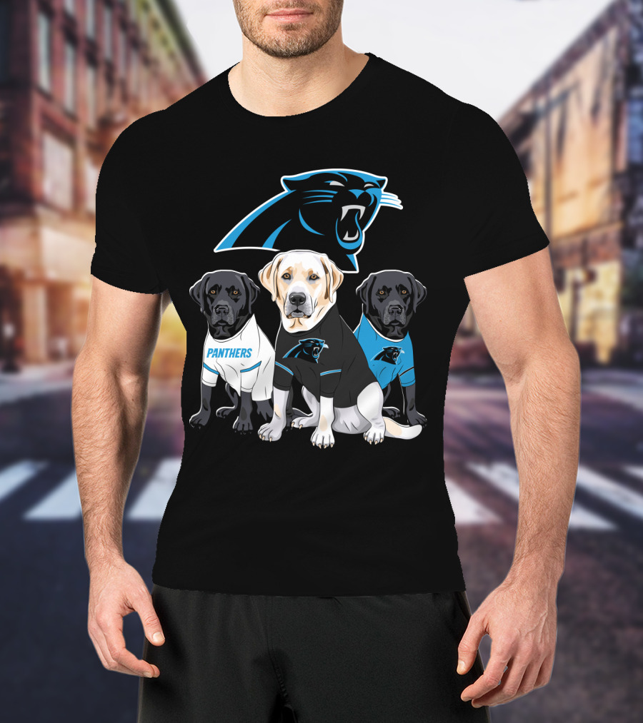 Panthers Labrador Retriever Dogs T-Shirt